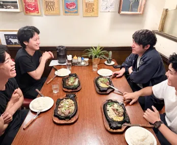 同僚とご飯へ